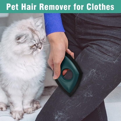 Compact Pet Hair Detailer - Efficient Remover for Upholstery, Automotive Interiors, and Fabrics - Safe, Scratch-Free Design - Palm-Sized Convenience