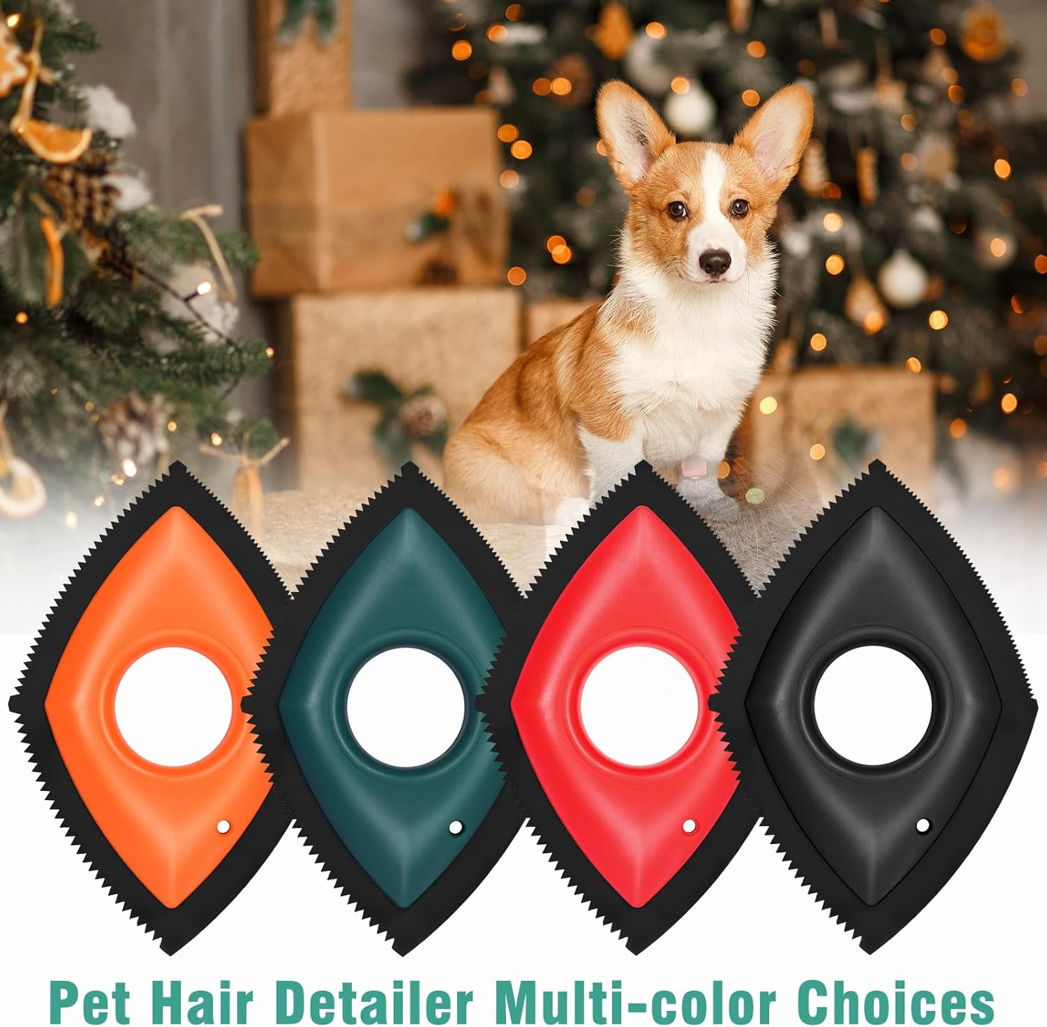 Compact Pet Hair Detailer - Efficient Remover for Upholstery, Automotive Interiors, and Fabrics - Safe, Scratch-Free Design - Palm-Sized Convenience