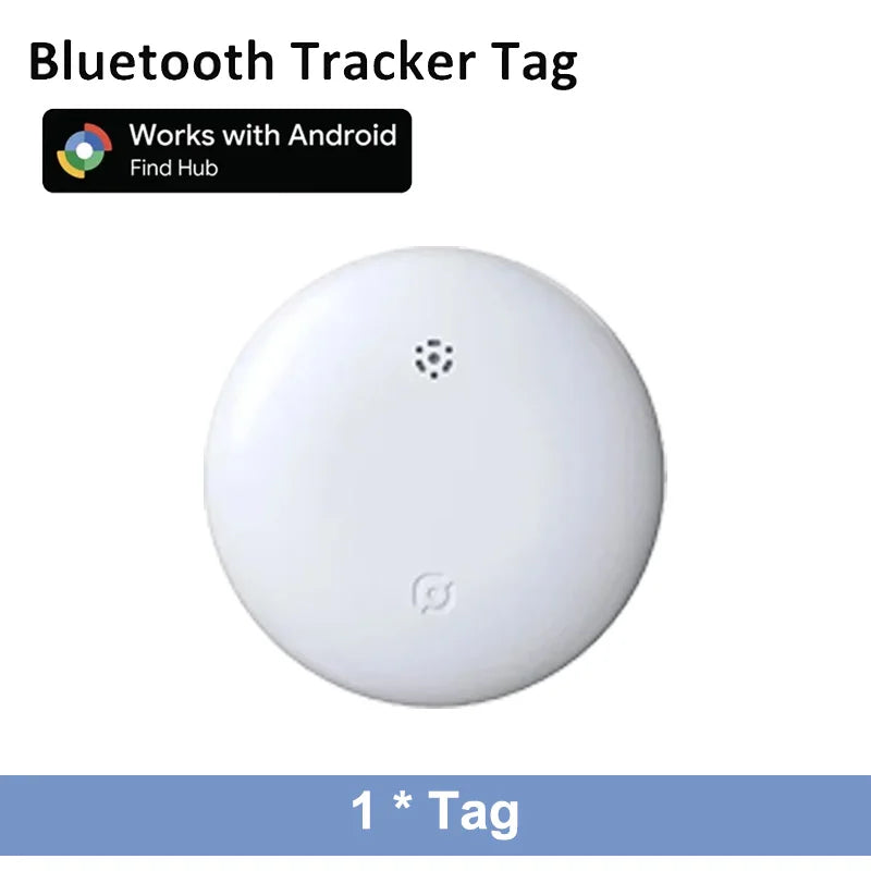 Bluetooth Tracker for Pets - Compatible with Google Find My (Android Only) - Cat Location Tracker with Holder and Collar Attachment